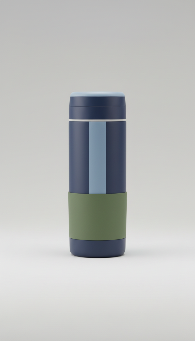 Thermos minimaliste accent verdoyant outdoor