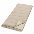 Sac de couchage convertible beige lin confort 12 °C 195x80 cm