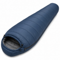 Sac de couchage randonnée bleu ardoise confort 3 °C 215x80 cm