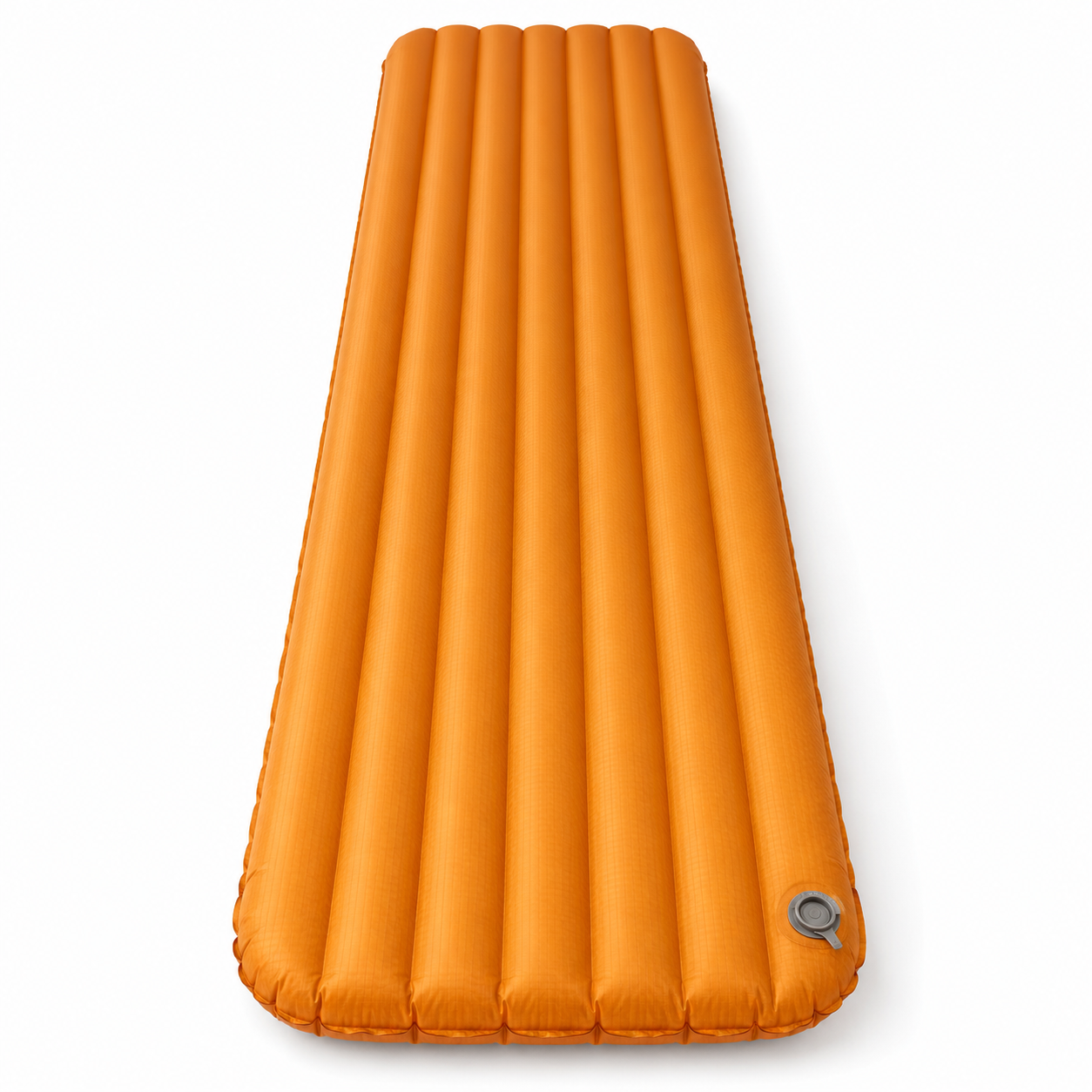 Matelas gonflable ultraléger orange ocre 190x58x6 cm