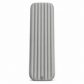 Matelas gonflable extra long gris perle 205x65x7 cm