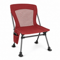 Chaise compacte rouge brique dossier ventilé 78x50x50 cm