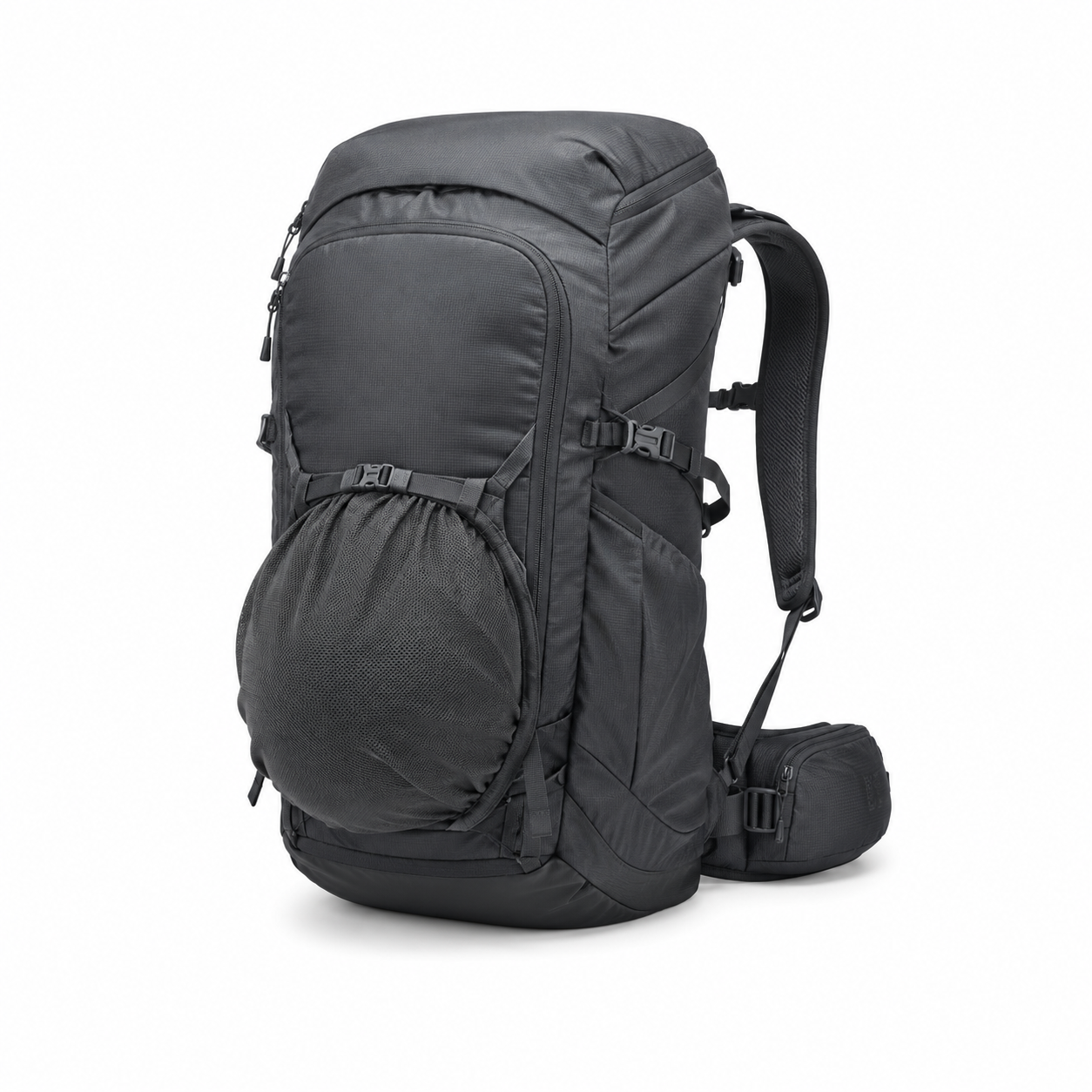 Sac à dos de trekking 25 L anthracite avec ouverture frontale